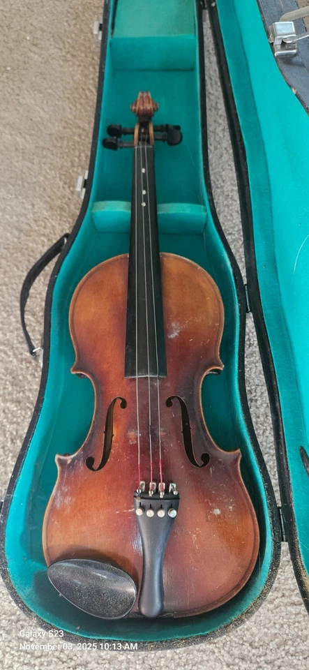 Gently Used Anton Breton Violin, Fecit Anno Domini 20 - Image 2 of 2
