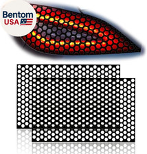 2Pcs Universal Car Rear Tail Light Lamp Stickers Honeycomb Type Decal,Car DIY Se