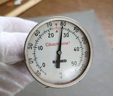 Ilford Cibachrome Darkroom Dial Thermometer Made In USA