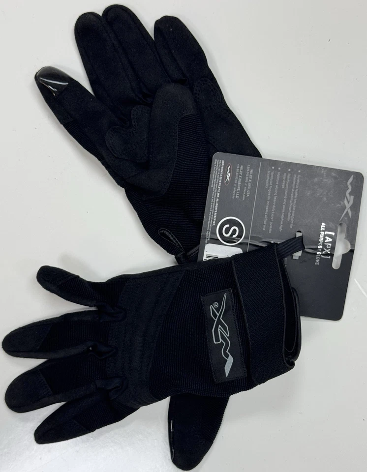 WILEY X APX Gloves Black Style G450.SM Size Small NWT - Image 2 of 4