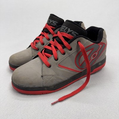 Heelys Propel 2.0 Skate Sneakers - Mens US 10 - Black/Red/Gray Shoes