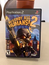 Destroy All Humans 2 (Sony PlayStation 2) CIB Black Label Complete PS2