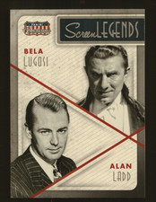 2015 Panini Americana Screen Legends #16 Bela Lugosi & Alan Ladd - Inv# 6016