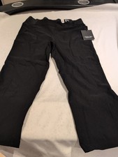 Simply Vera Vera Wang Womens Medium Black Stretch Knit Mid Rise Pull On Leggings