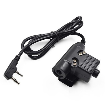 U94 7,0 mm PTT-Kabelstecker-Headset-Adapter 2-Polig für  UV-5R UV-S9 Plus U2634