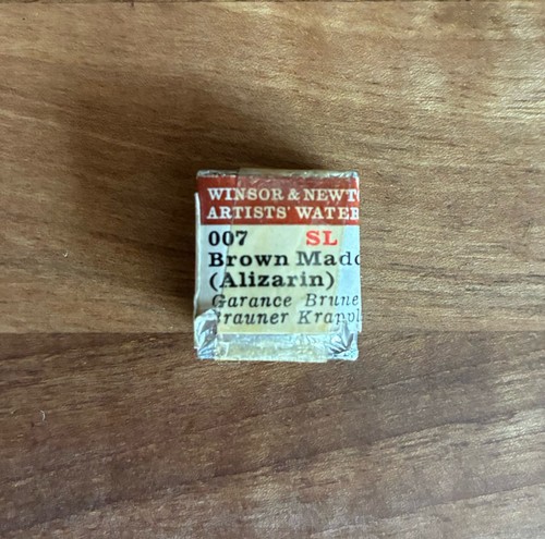 Winsor & Newton Artists’ Watercolour Paint Half Pan Brown Madder Alizarin - Picture 1 of 4
