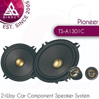 Pioneer TS-A1301C 2-Wege-Komponentenlautsprecher 300W Max Power 4 Ω