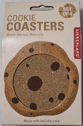 KIKKERLAND Chocolate Chip Cookie Coasters 🍪 | NEW | SEALED | FREE SHIPPING |