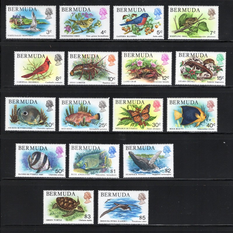 Bermuda - SG# 387 - 403 MNH        /          Lot 0626076