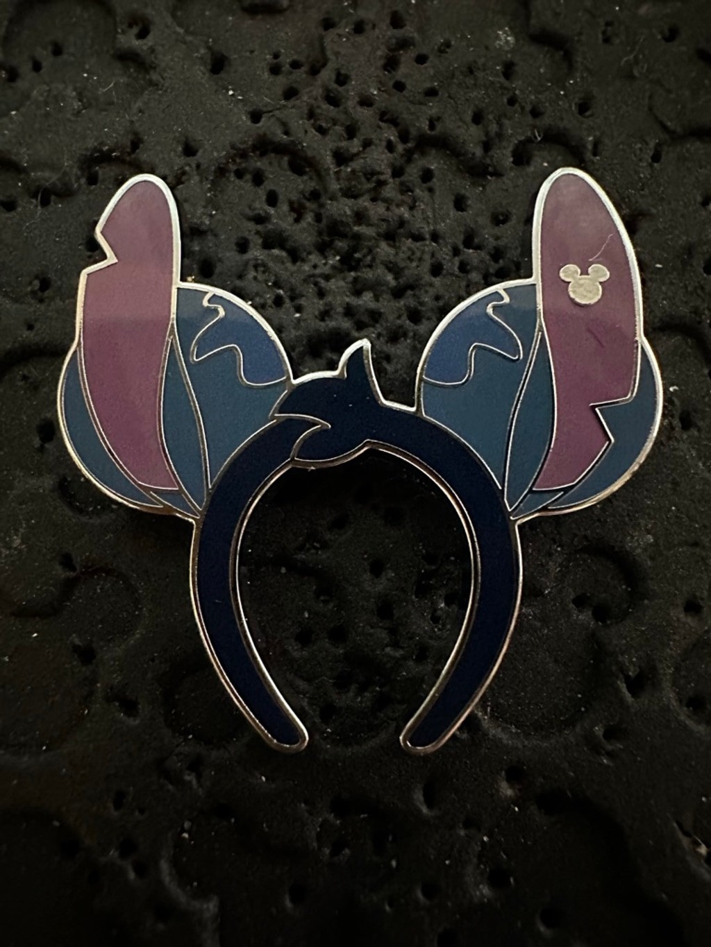 2025 WDW Disney Hidden Mickey Wave A - "Ear Headband Series" Stitch Pin