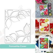 Poinsettia Cover Metal Cutting Dies DIY Making Card Scrapbooking Embossed Crafts