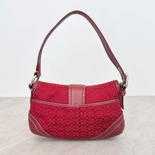 COACH Soho Handbag One Shoulder Signature Red from Ja… - Gem