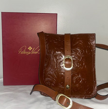 NEW NWT PATRICIA NASH Venezia Box Tooled Leather Crossbody Bag in Florence