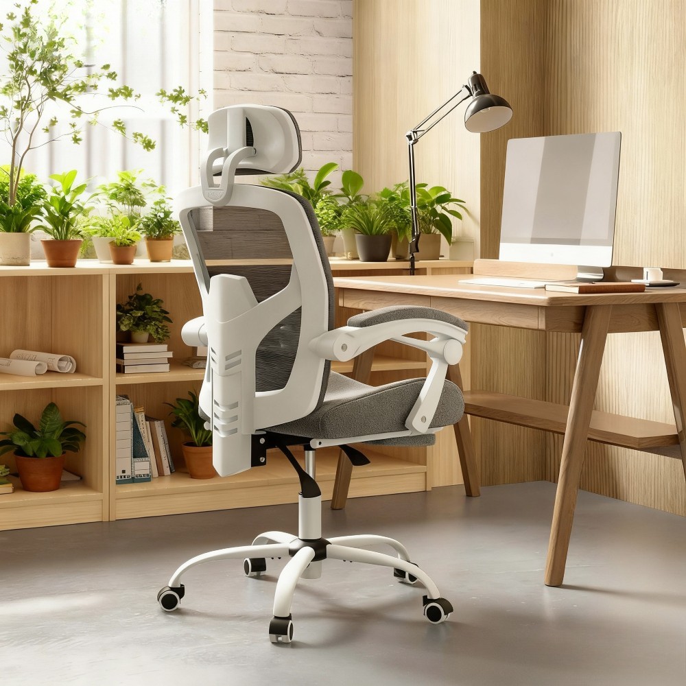 Gaming Chair with Footrest,High Back Gaming Chairs Ergonomic Office Gamer Chair-image