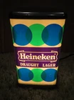 VINTAGE HEINEKEN DRAUGHT LAGER BEER PUMP LIGHTED SIGN-BACK BAR-LAGER-AMSTERDAM