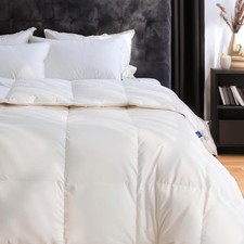 White Goose Down Comforter Queen Size Made in Canada