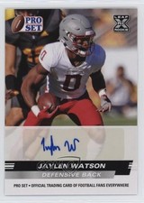 2022 Leaf Pro Set Draft Auto Jaylen Watson #PSA-JW3 Auto 1g5h