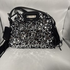 NWT MAJE Fringed Sequined-embellished Shoulde...