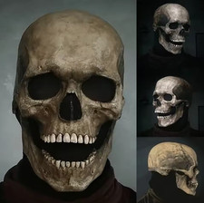 Skull Horror Latex Mask Full Head Cosplay Costume