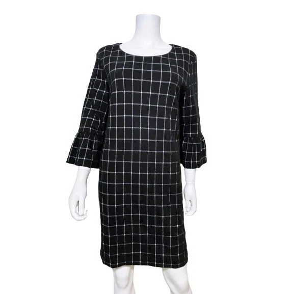 Cotton Sheath 3/4 Sleeve Striped Dresses for Women for sale | eBay