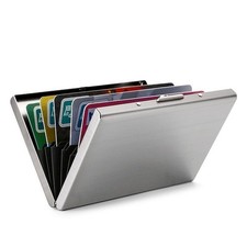 6/10 Card Slots Storage Box Driver License Storage Card Holder Stainless Steel