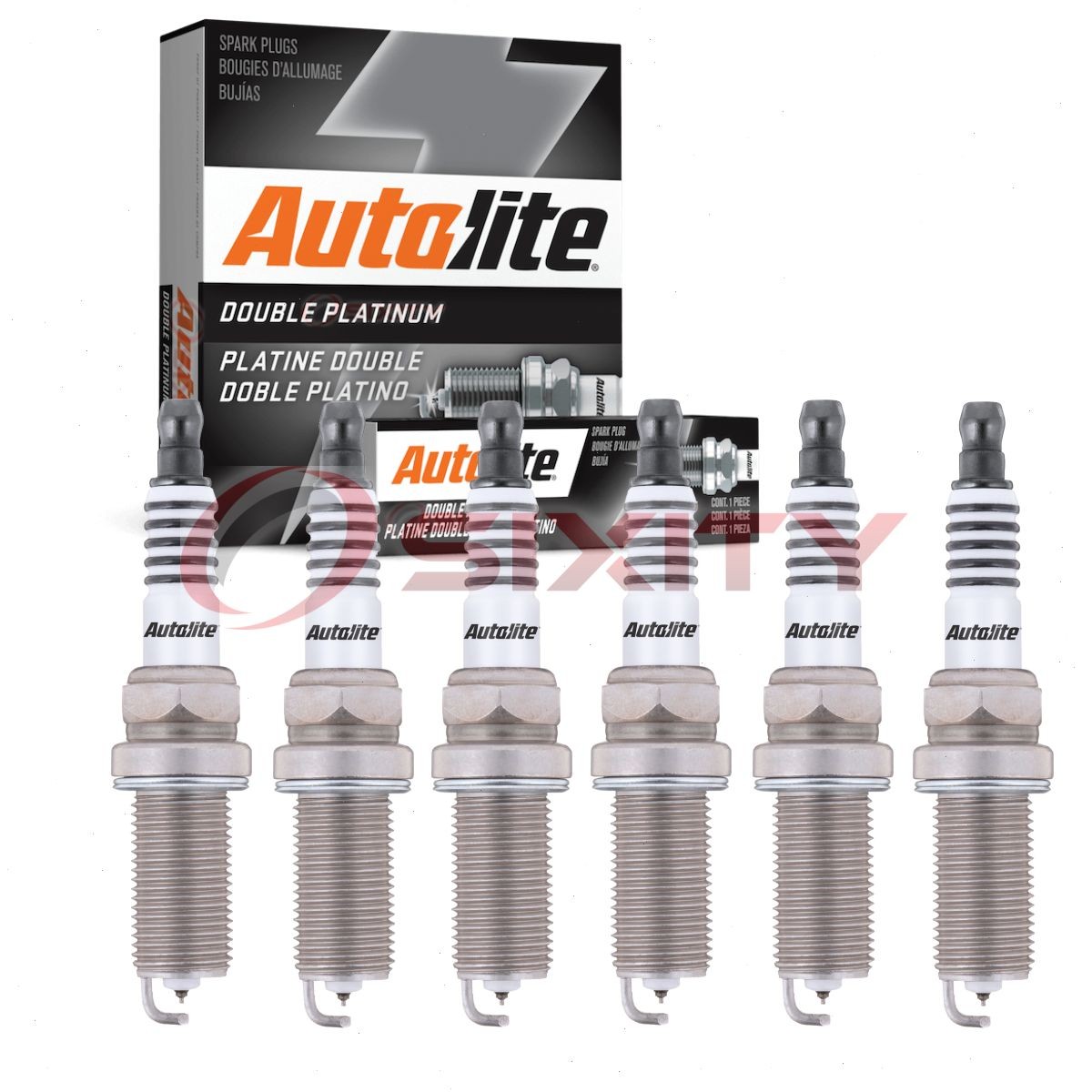 6 pc Autolite Double Platinum APP5325 Spark Plugs for 6240 446 3381 1116 et