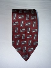 Hickey Freeman 100% Silk Hand Woven Tie. One Size. Made in USA