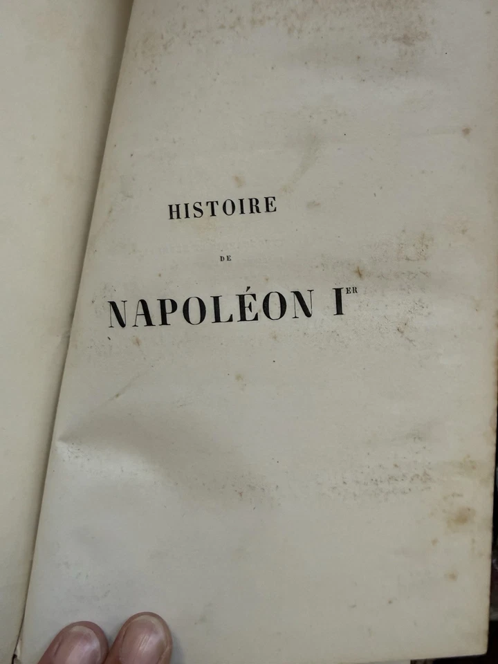 Henri Plon Histoire de Napoléon Ier P. M. Laurent 1870 Relié illustré - Photo 2/4