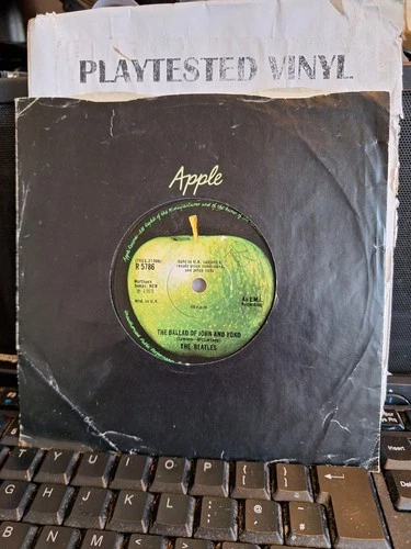 THE BEATLES BALLAD OF JOHN AND YOKO APPLE UK VG++ 7" VINYL 45 SINGLE RECORD