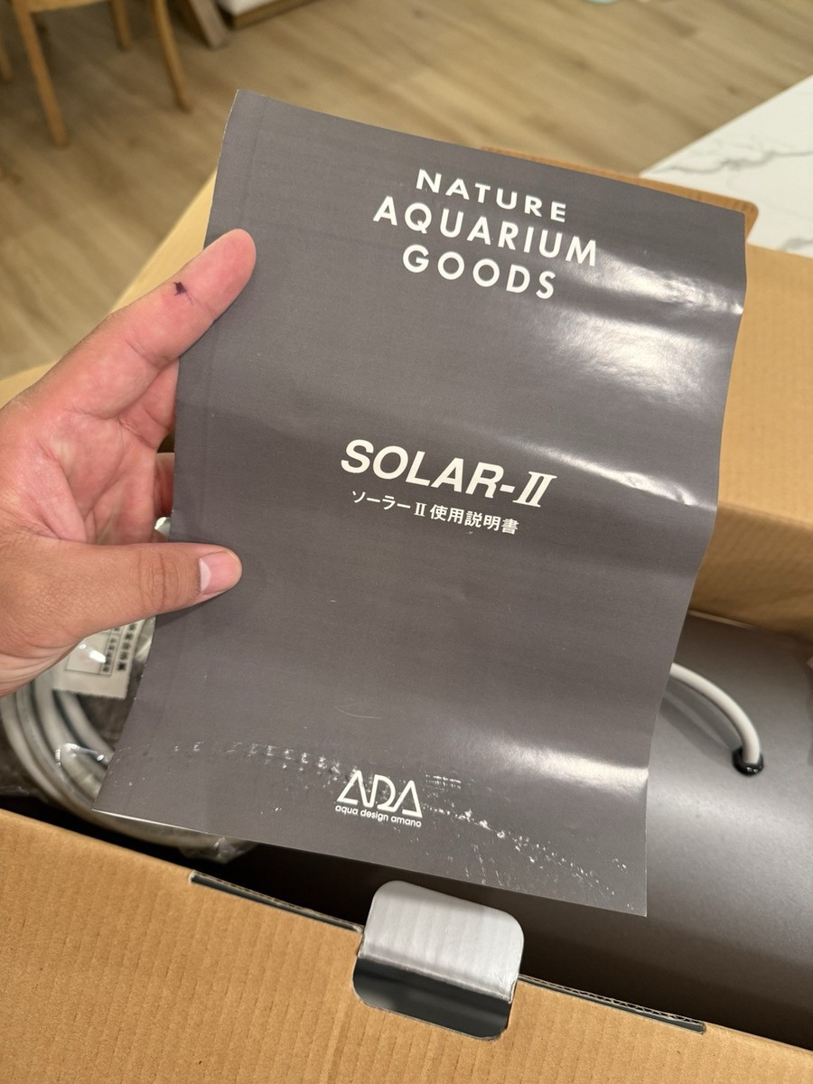 ADA アクアデザインアマノ SOLAR-II ADA AQUA DESIGN AMANO SOLAR II (NEW CONDITIONS) VINTAGE LOGO