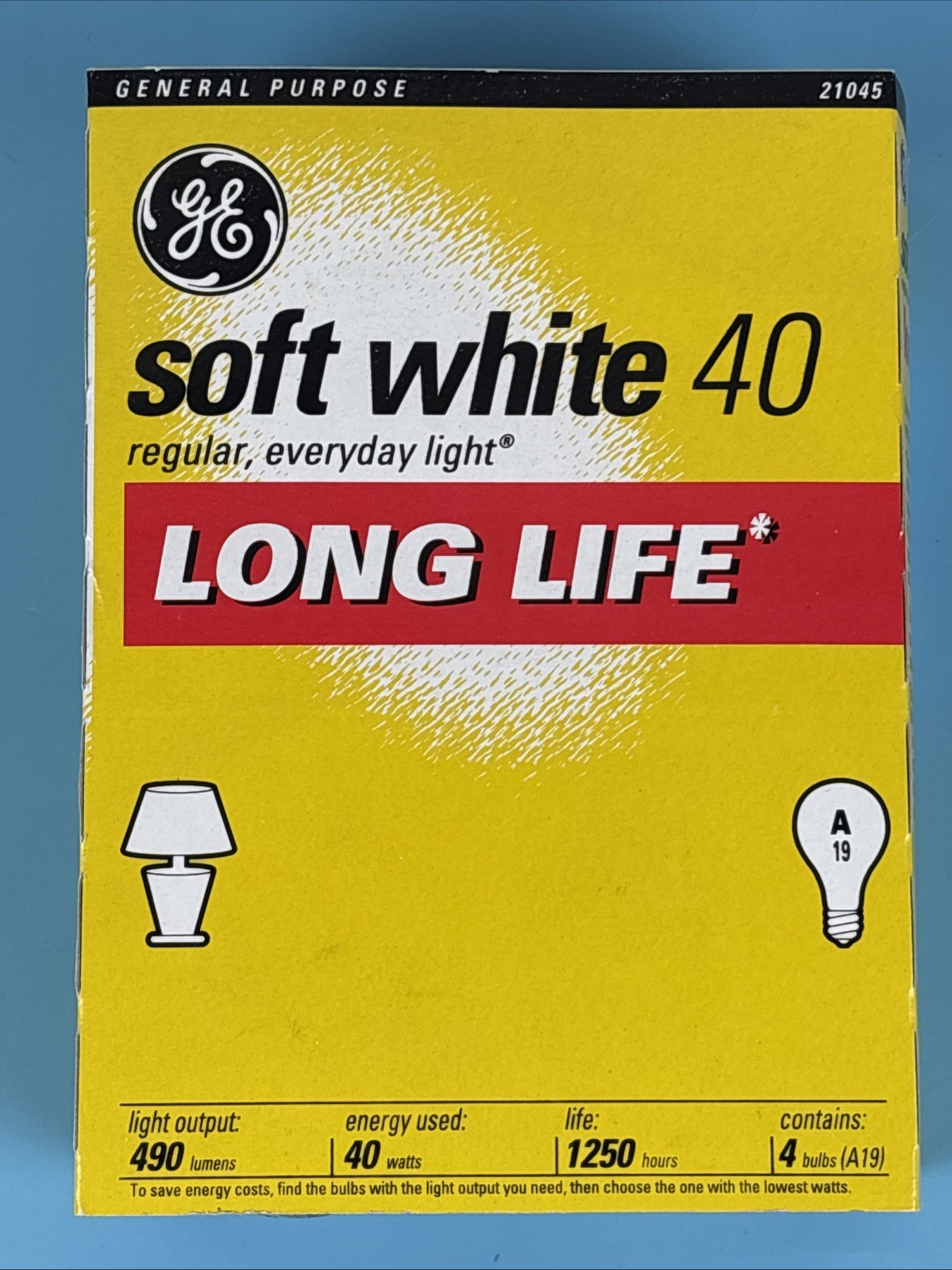 40-watt Soft White A19 Bulbs