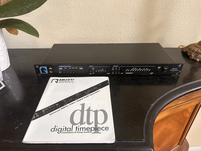 Mark of The Unicorn DTP Digital Timepiece Time-Piece Audio MOTU W/ Manual  