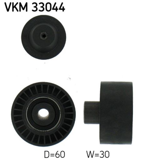 Original SKF Deflection/Guide Pulley Ribbed Belt VKM 33044 for Citroën Ford - Image 10