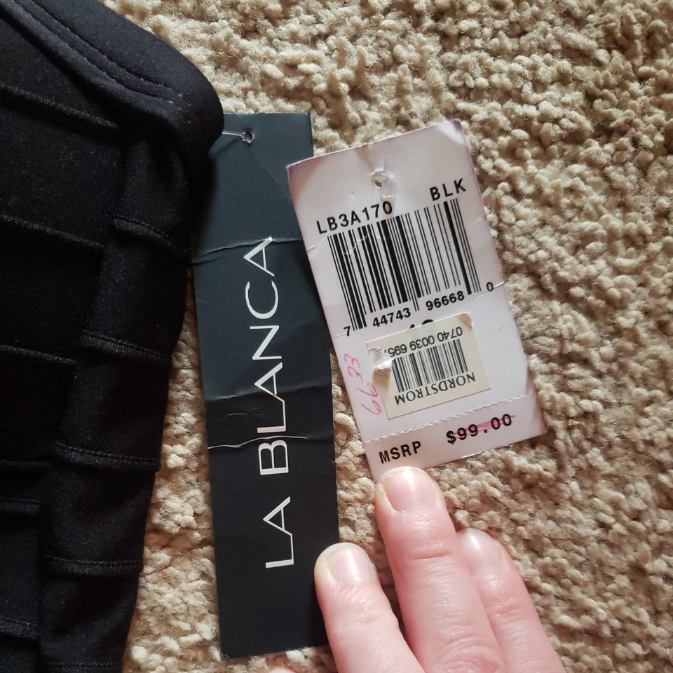 Новый с Ярлыками La Blanca размер 12 танкини верхний Nordstrom - Изображение 2 из 4