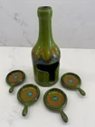 Vintage sommelier set Ceramic sommelier set Hand made ceramic set Italian