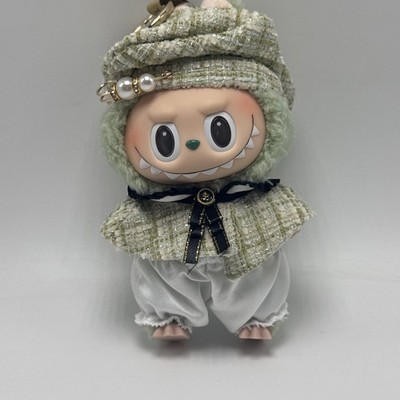 Authentic Pop Mart Labubu The Monsters Exciting Macaron Green Grape With Outfit