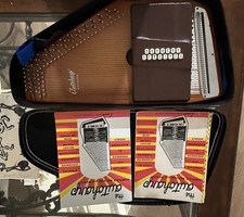 Vintage Oscar Schmidt Autoharp Instrument  Folk Style Music Book