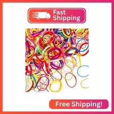 2000 Pack Mini Rubber Bands Elastic Hair Bands Soft Hair Ties with Box for Hair