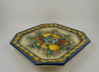 Vintage Caltagirone Pottery Italy Hand Painted Wall Plate Signed By E. Margarone — photo 7