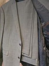 Mens Suit 44r and 36 Waist Cotton Next Suit Jacket