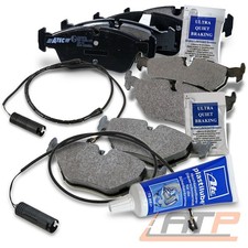 SATZ BREMSBELÄGE + WARNKONTAKT VORNE + HINTEN + ATE PLASTILUBE FÜR BMW 3-ER E36