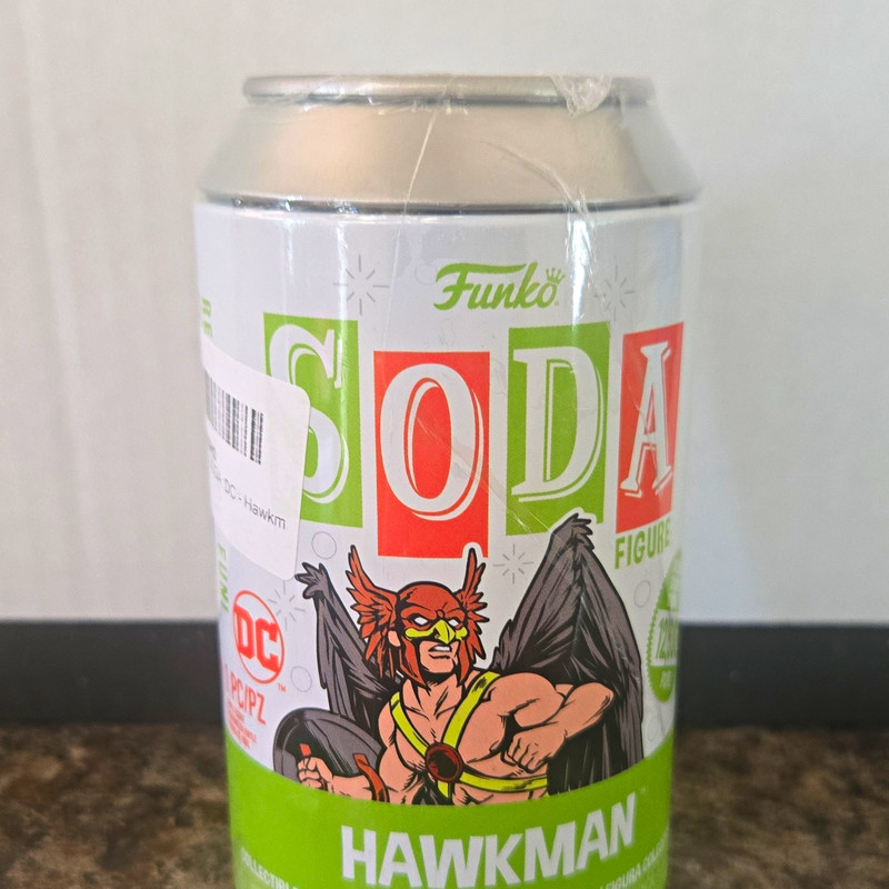 Funko Soda DC Hawkman Vinyl Figure Chase Collectible Can 2022