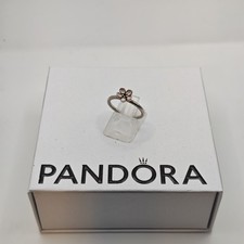 Genuine Pandora Ring Pink Enamel Cherry Blossom ALE 925 Size - 54 190879EN40