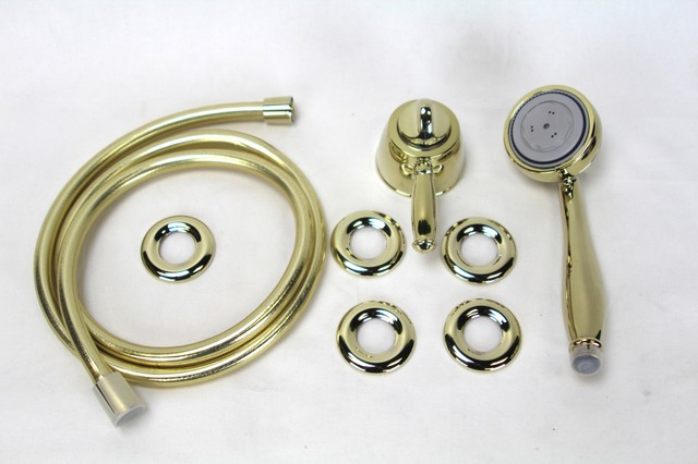 Hansgrohe Interaktiv 1901 Shower and Handle Trim Kit 06965930 Polished Brass NEW
