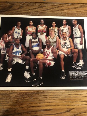 1997-1998 NBA Eastern Conference All-Stars 11x14 Laminated Photo