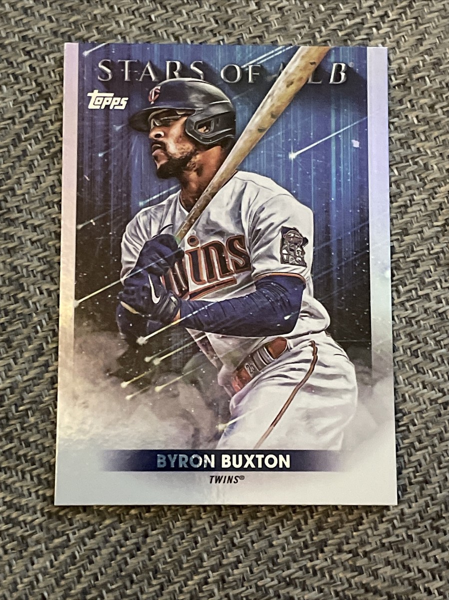 2020 STAR★CARD S-03 2022 Topps Series 1 Stars Of MLB Byron Buxton Card #SMLB-12