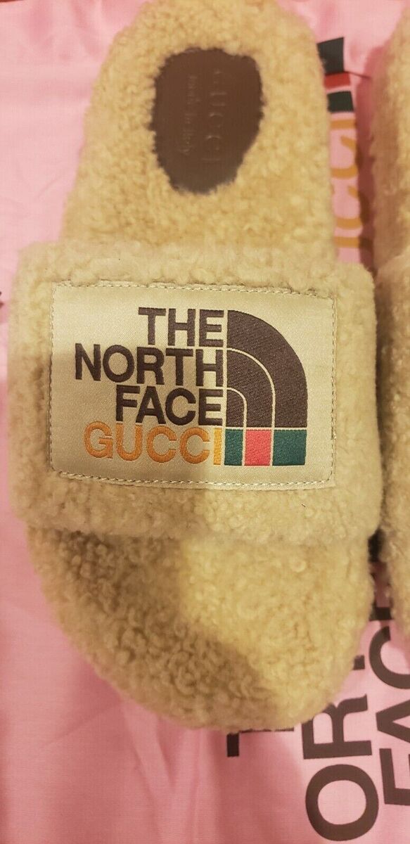THE NORTH FACE X GUCCI Faux Fur Printed Slides | eBay THE NORTH FACE X GUCCI Faux Fur Printed Slides | eBay