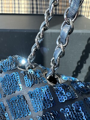 CHANEL 水色 CHANEL (直営買付)シャネル 23A ココマーク ラインストーン