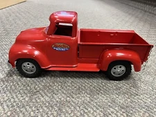 + Vintage Tonka Toys Pressed Steel Red 1955 Red Ford Pick Up Truck Restored