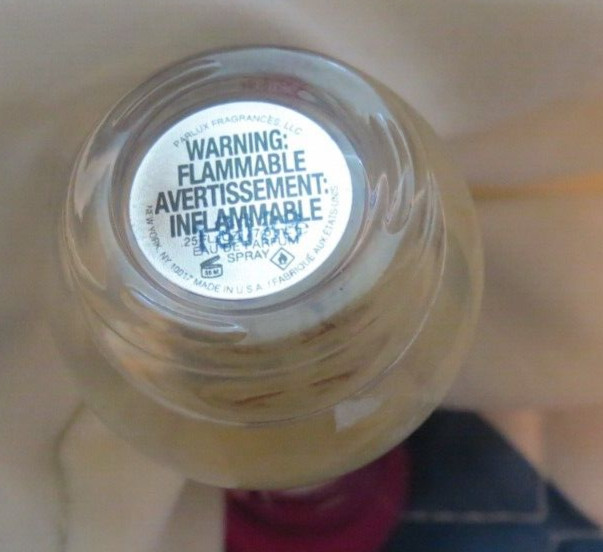 discontinued collectible Vintage Parlux Fragrance Spray .25 Fl. Oz